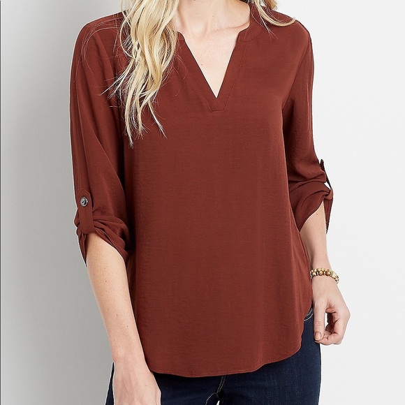 NWT Maurice’s Popover Blouse - Picture 1 of 5